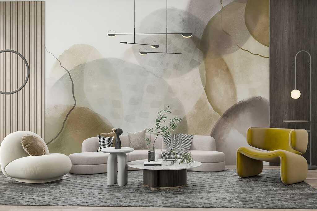 Círculos de tinta verde — interior 5