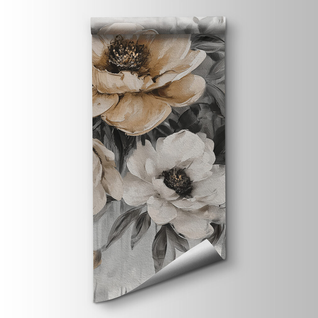 Flores sobre pintura corrida — vista del producto