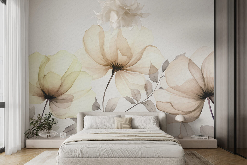 Flores abiertas sobre tallos — interior 1