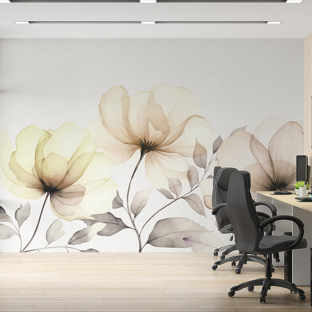 Flores abiertas sobre tallos — interior 2