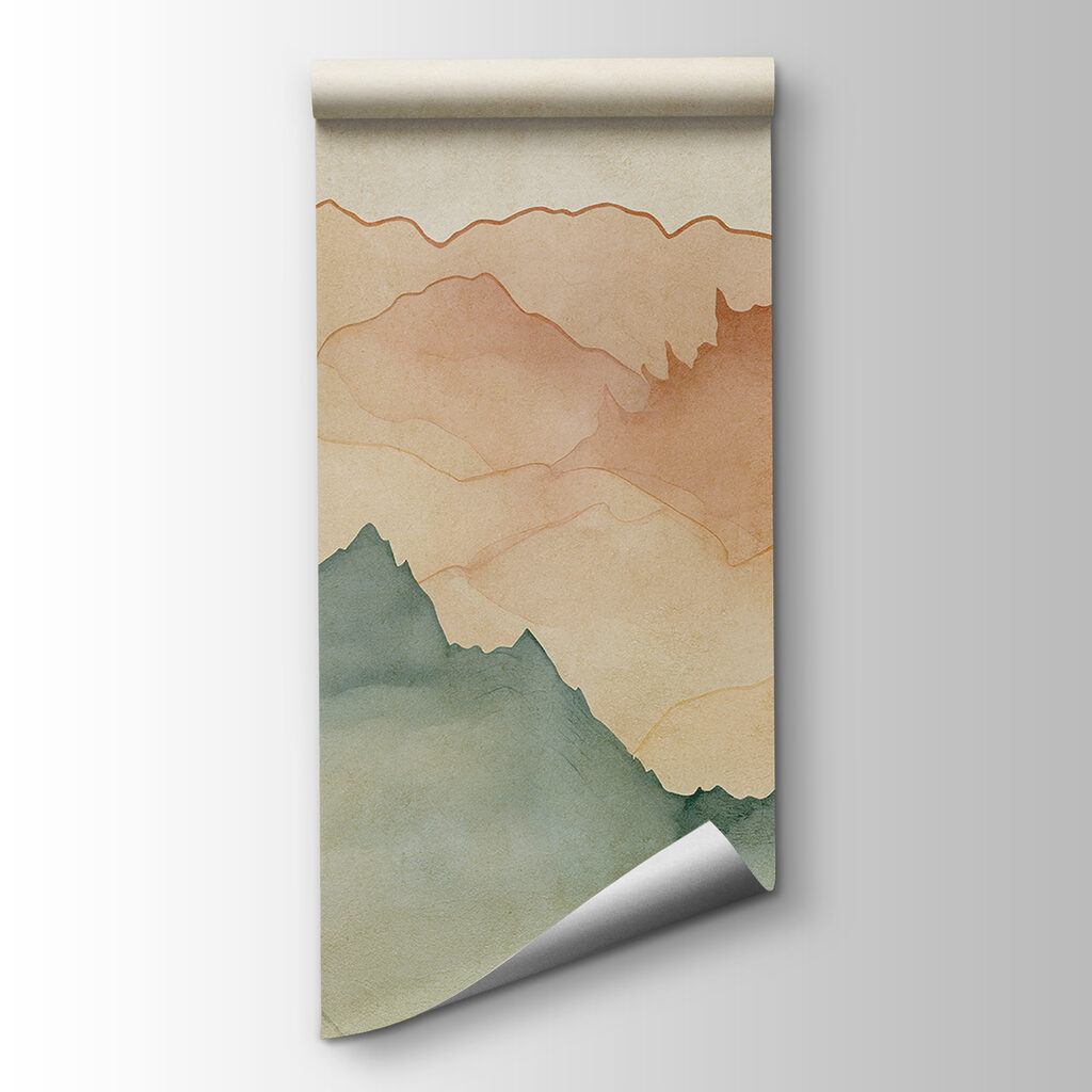 Contornos suaves de montañas — vista del producto