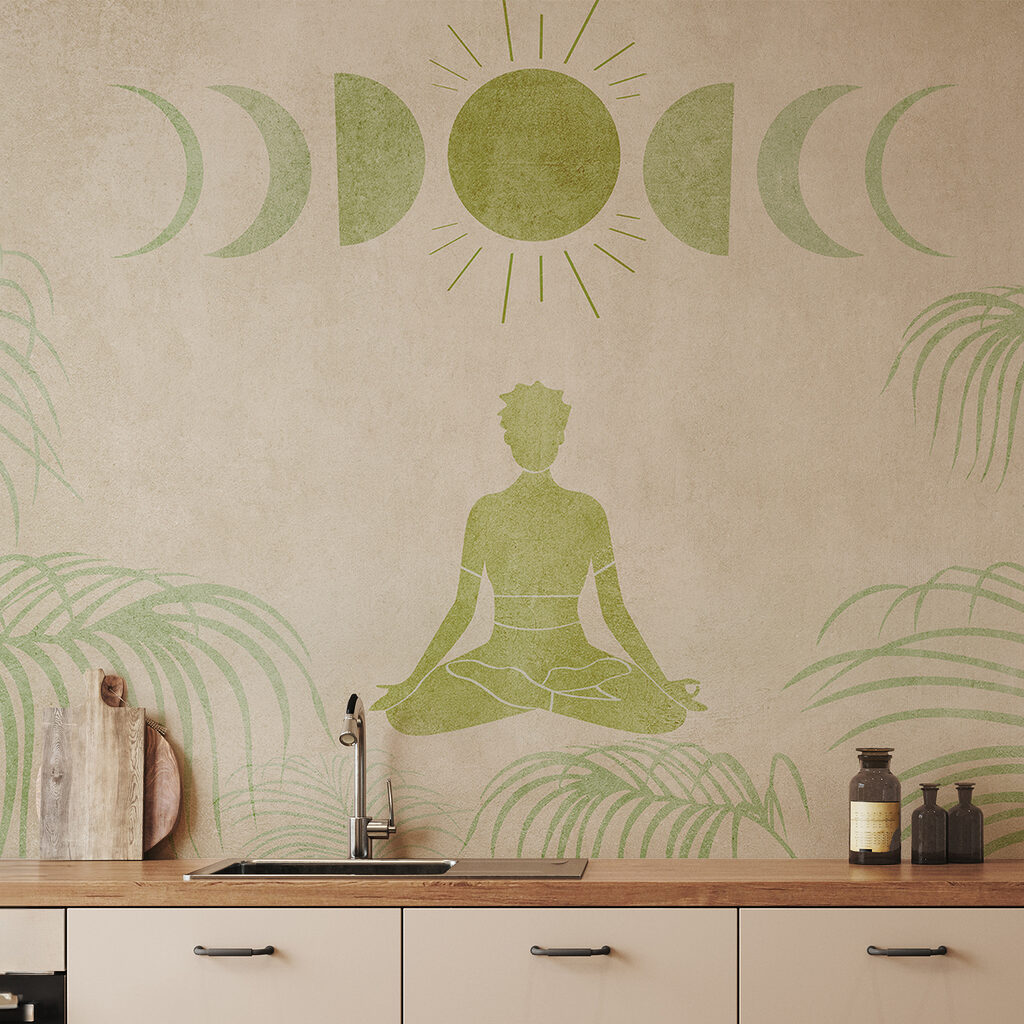 Meditación bajo la luna — interior 2