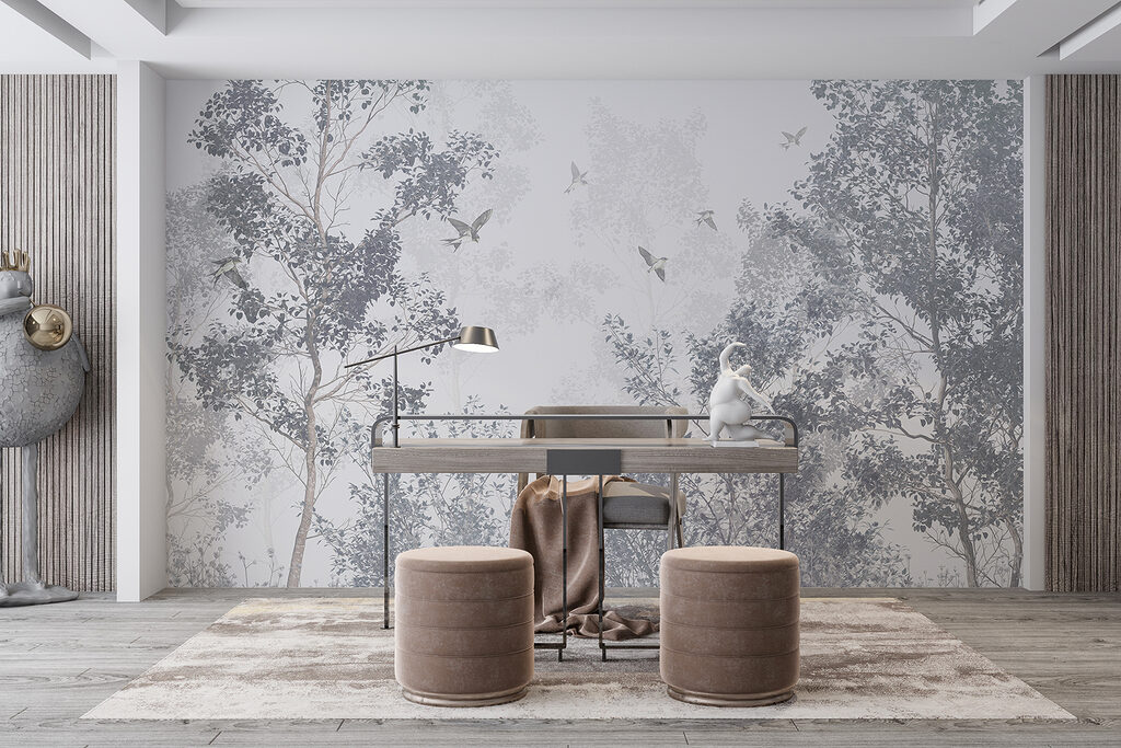 Aves sobre los árboles — interior 5