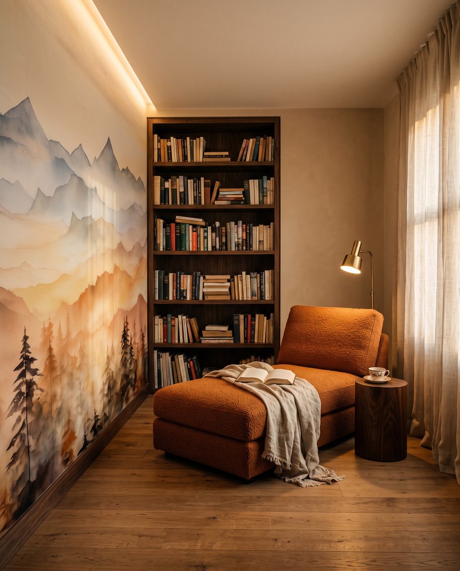 Mañana dorada entre bosques — interior 4