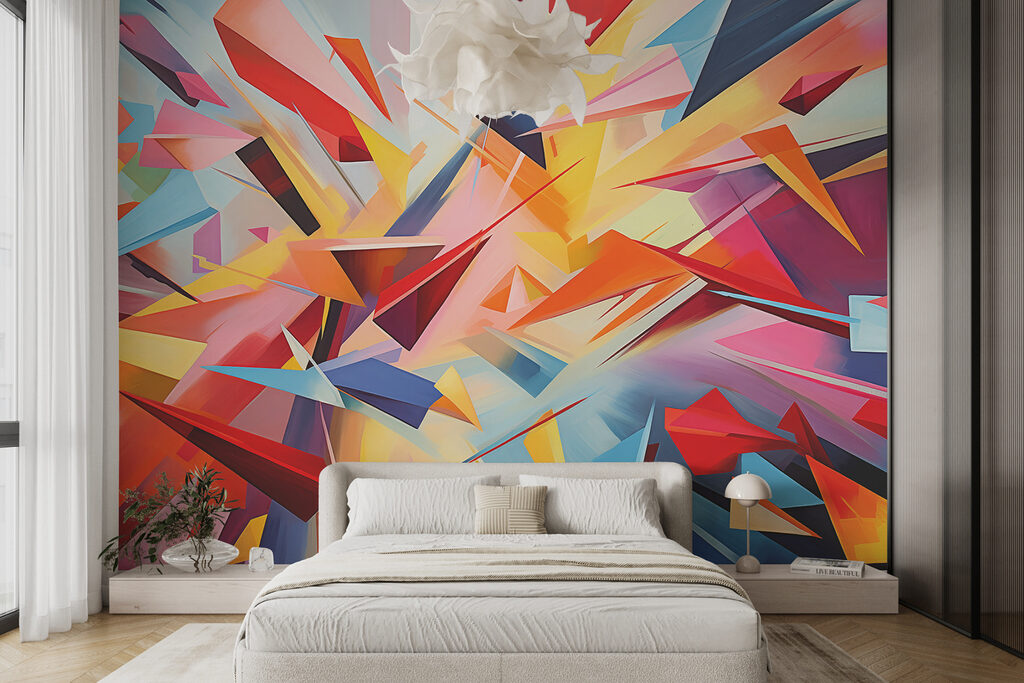 Triángulos en movimiento — interior 1