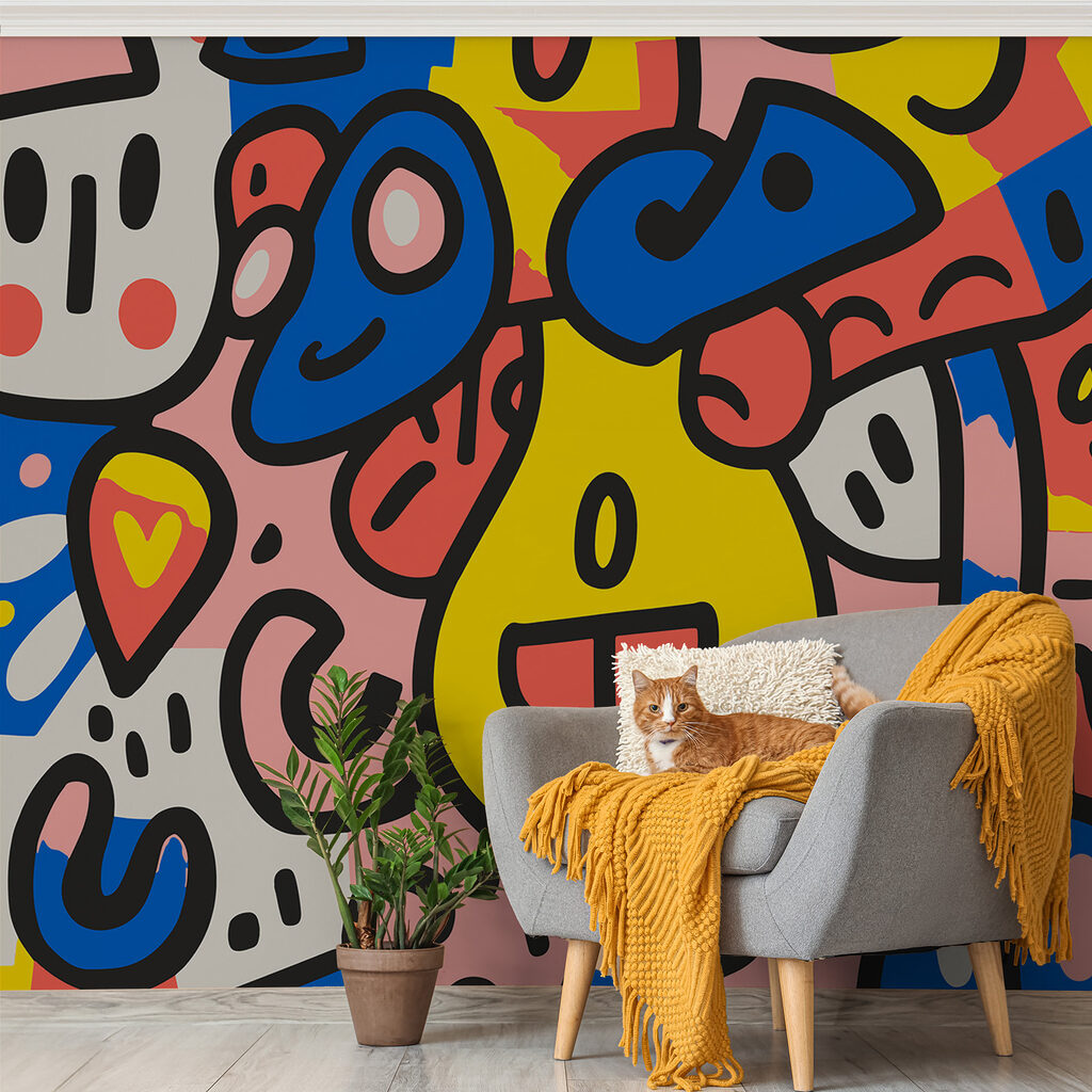 Figuras alegres de colores — interior 2
