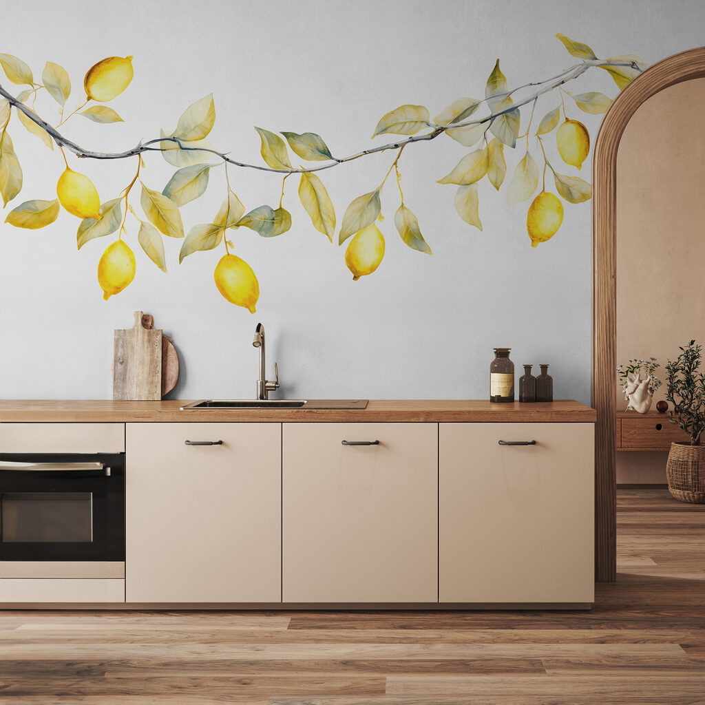 Limones en una guirnalda — interior 2