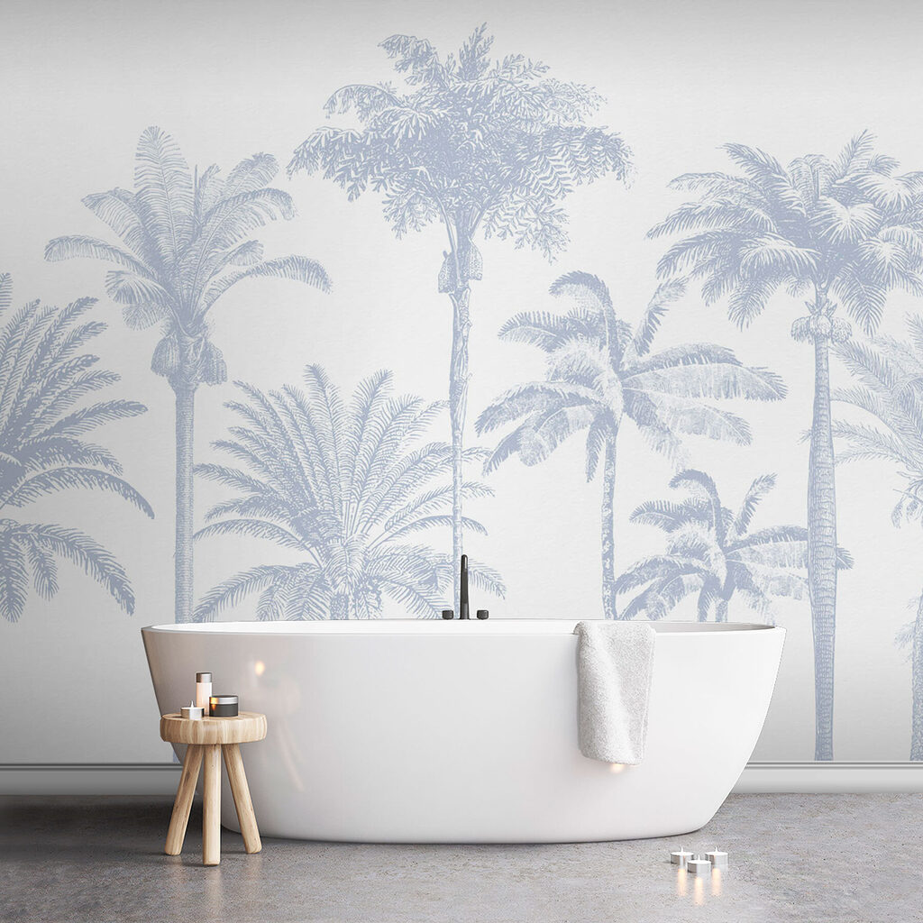 Palmeras en líneas finas — interior 2