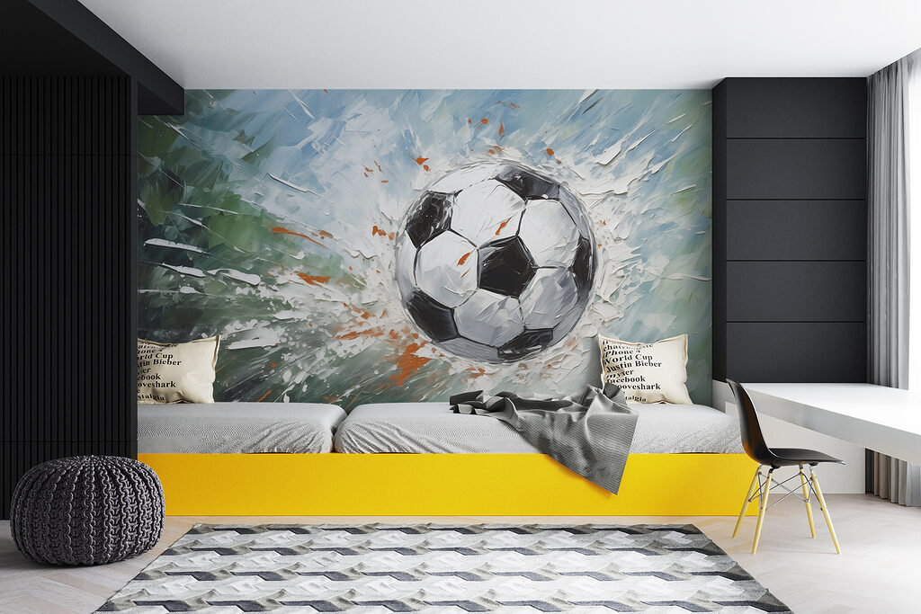 Balón en tormenta pintada — interior 2