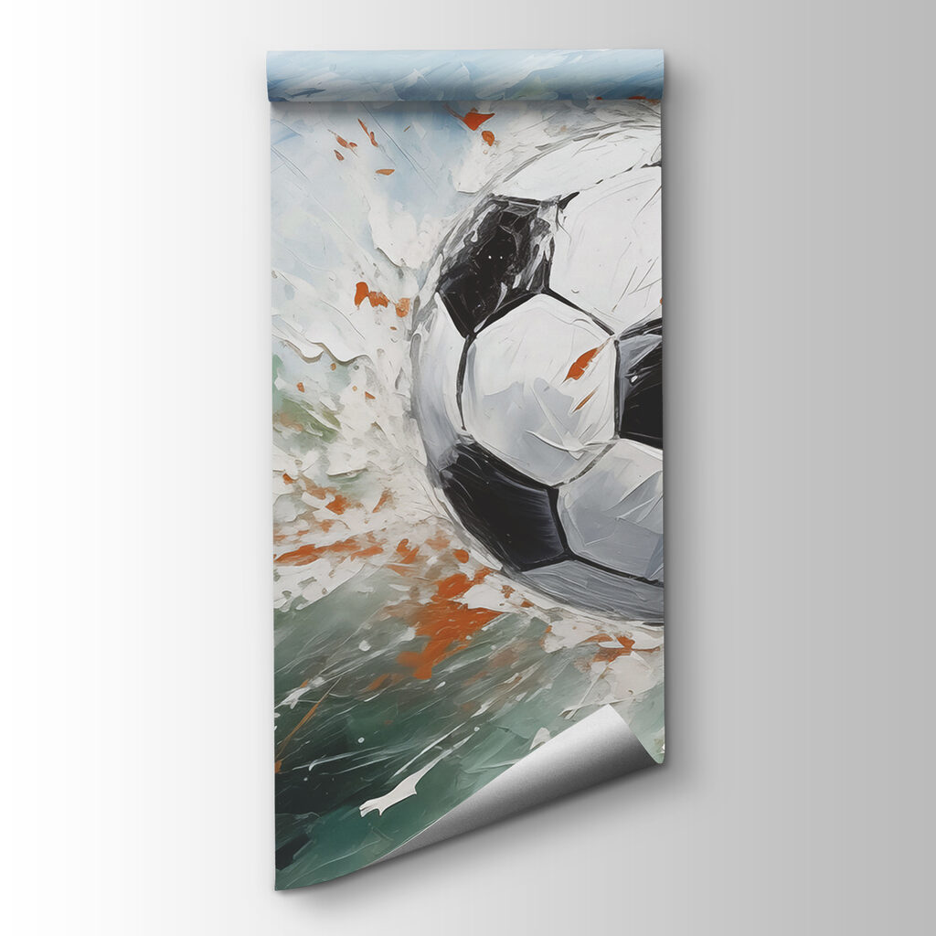Balón en tormenta pintada — vista del producto