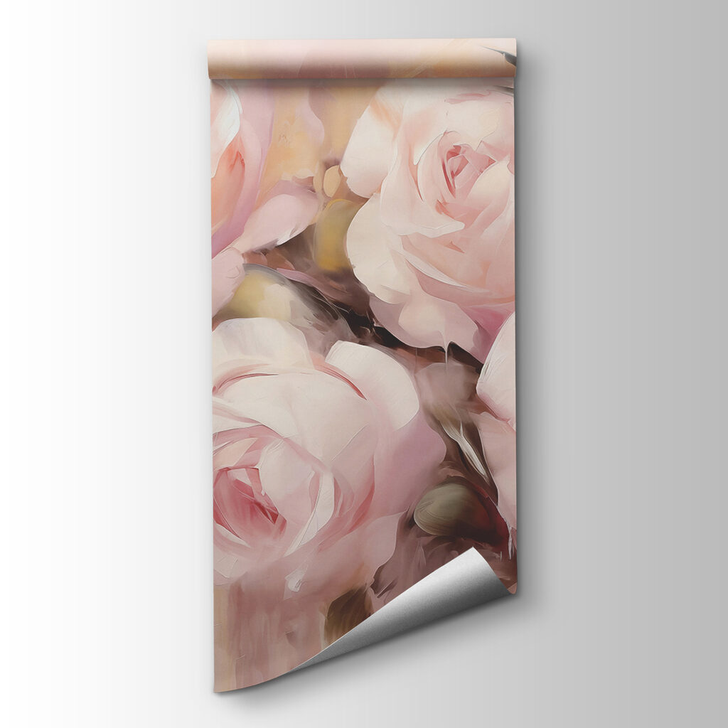 Rosas en trazos suaves — vista del producto