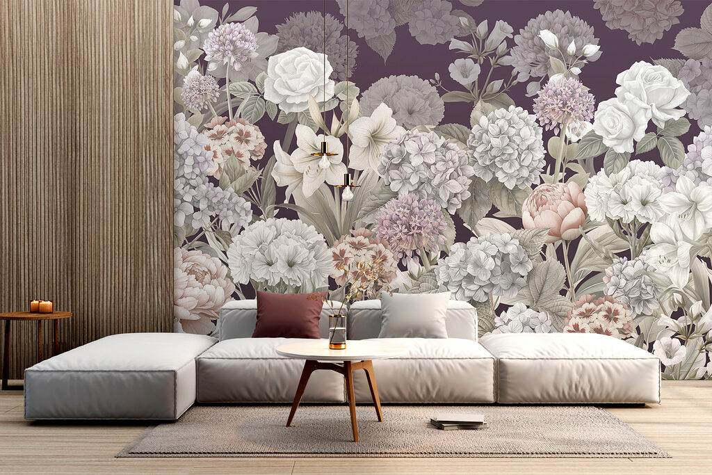 Flores de jardín suaves — interior 1