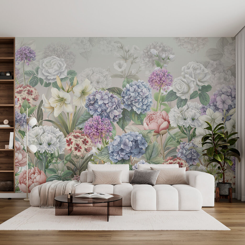 Flores de jardín suaves — interior 2