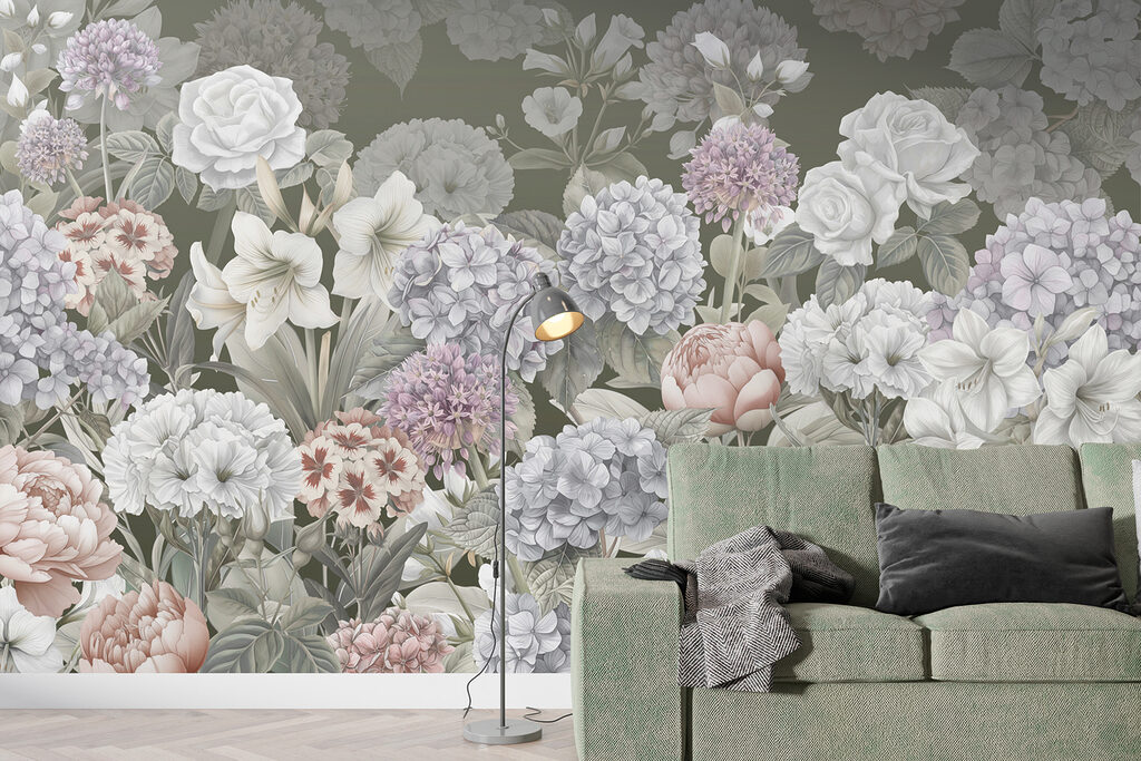 Flores de jardín suaves — interior 3