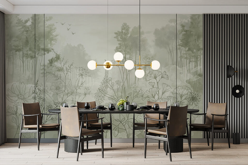 Flores silvestres y bosque — interior 4
