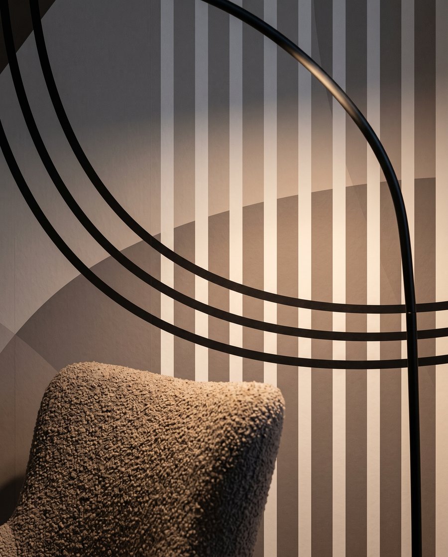 Curvas cruzadas por líneas — detalle