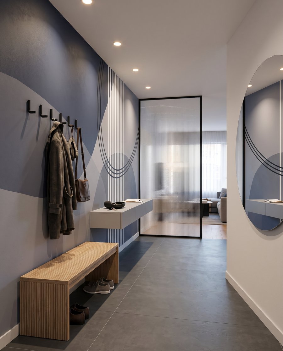 Curvas cruzadas por líneas — interior 3