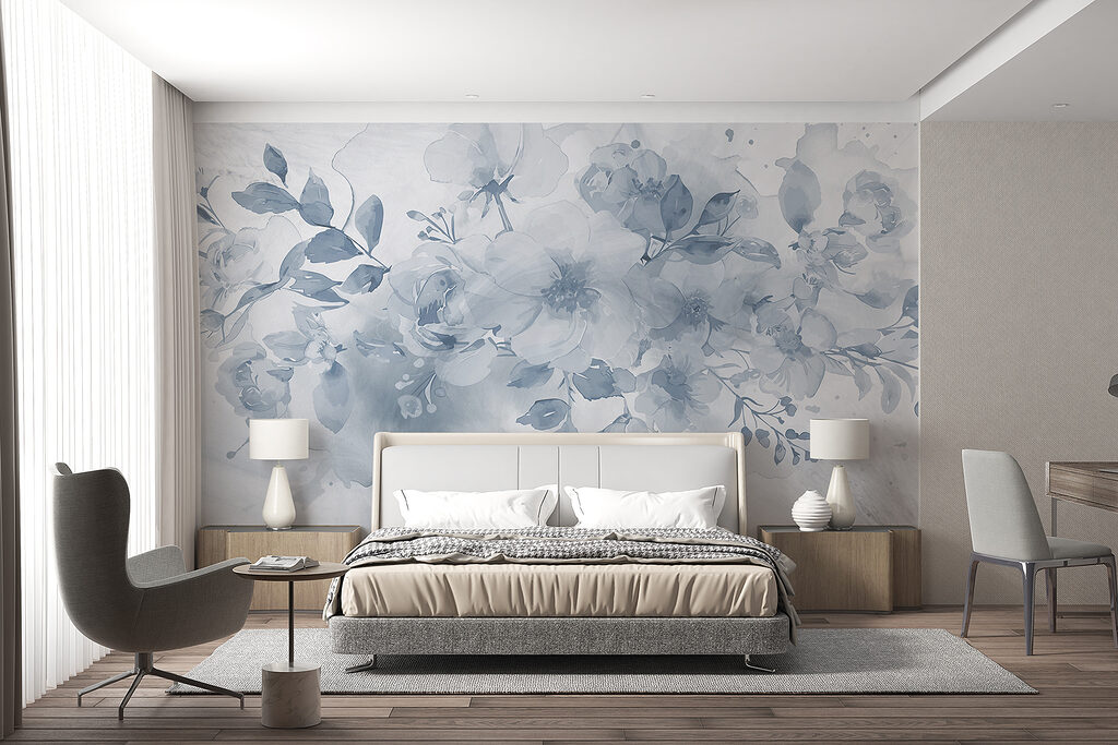 Ramo azul en acuarela — interior 3
