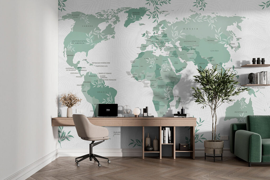 Mapa botánico del mundo — interior 1