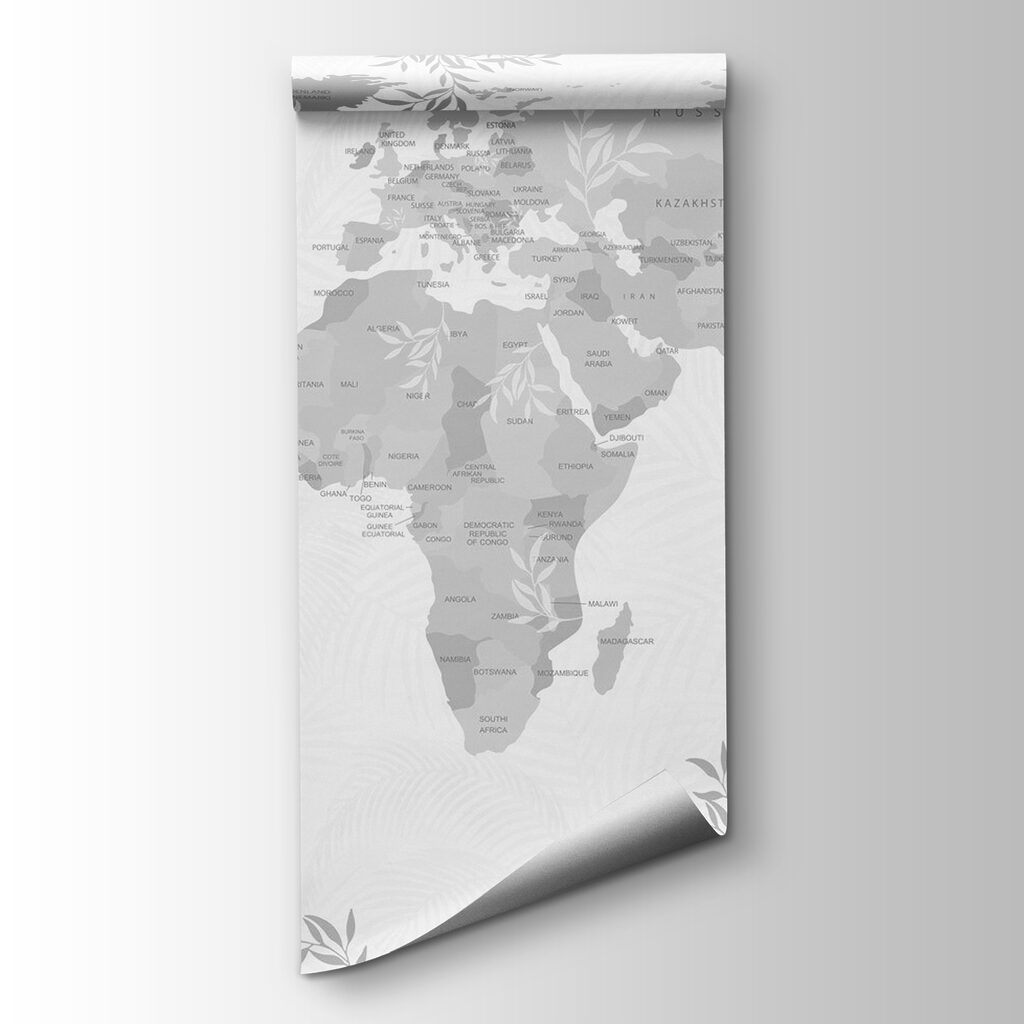 Mapa botánico del mundo — vista del producto