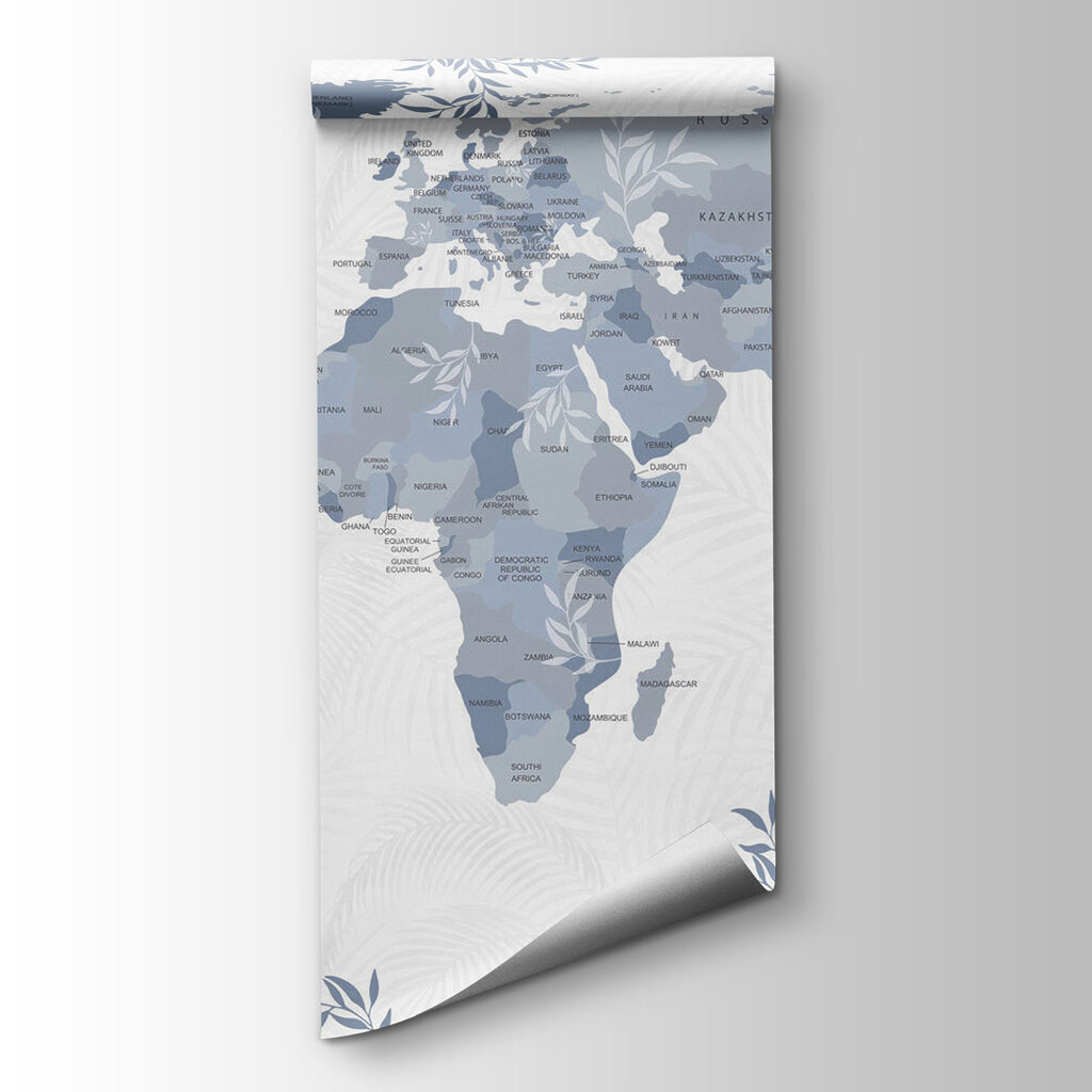 Mapa botánico del mundo — vista del producto