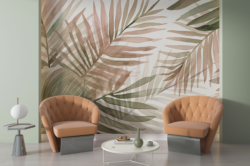 Palmas en verde oliva — interior 5