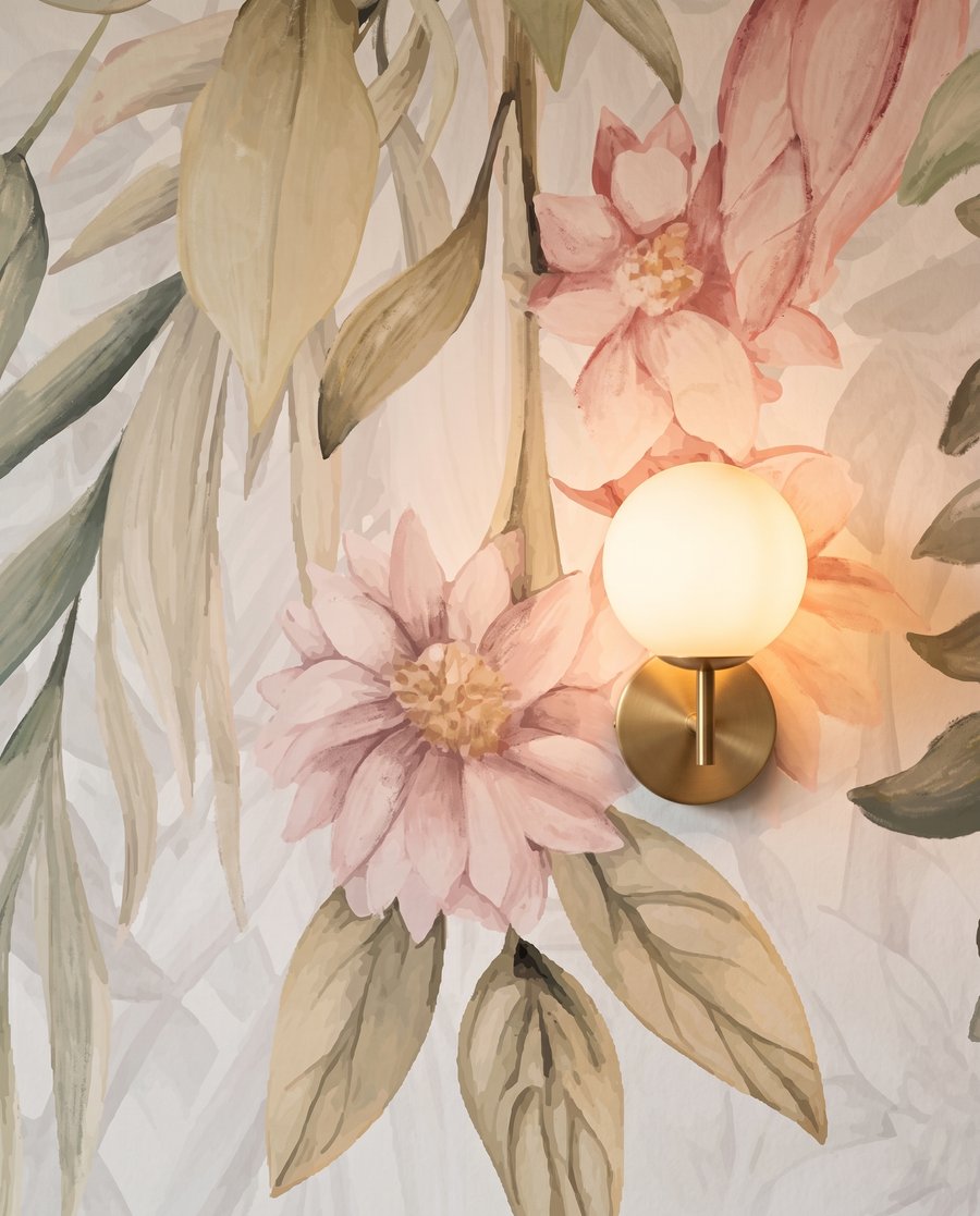 Ramas floridas colgantes — detalle