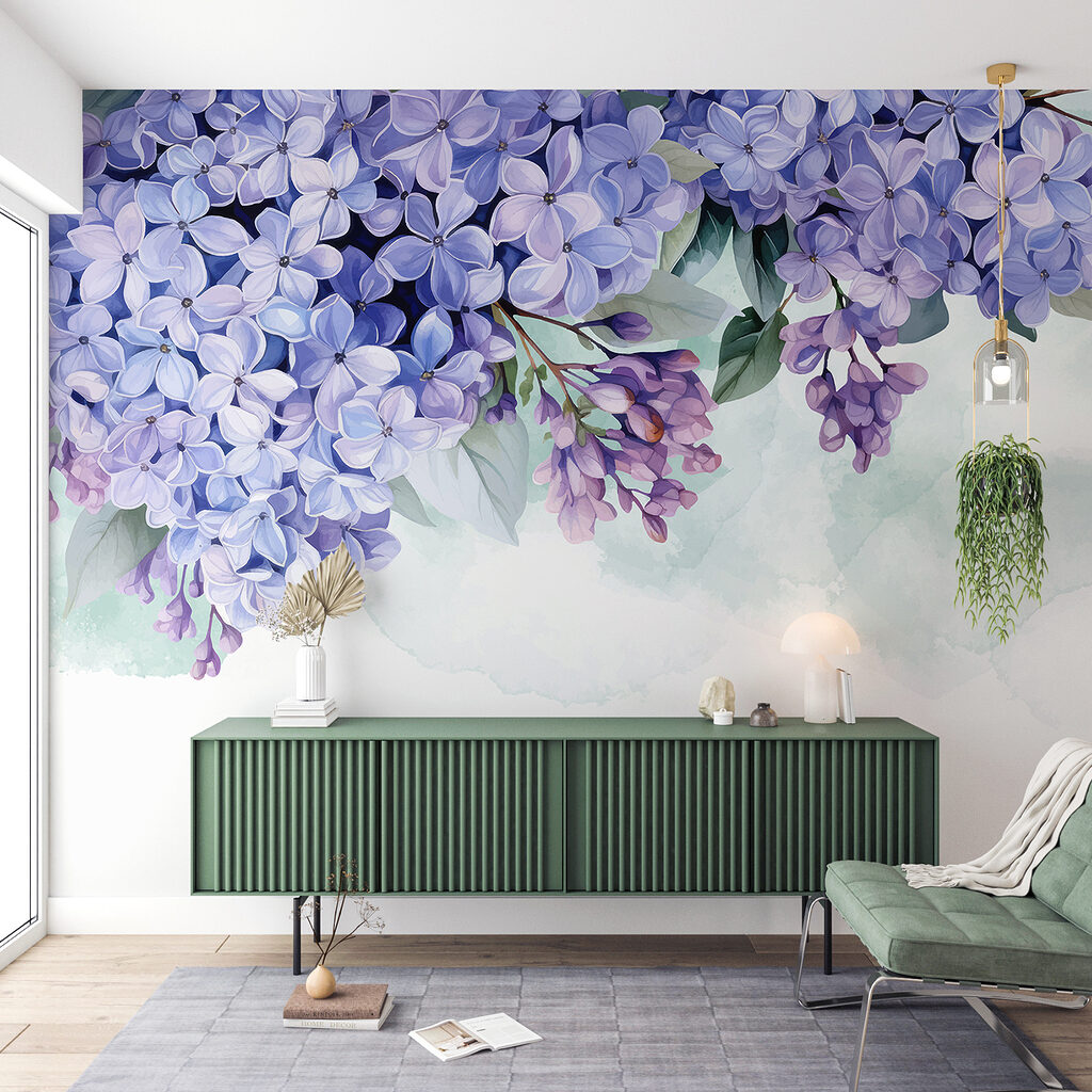Racimos de flores moradas — interior 4
