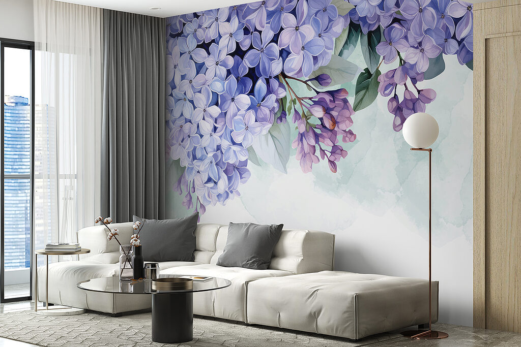 Racimos de flores moradas — interior 5
