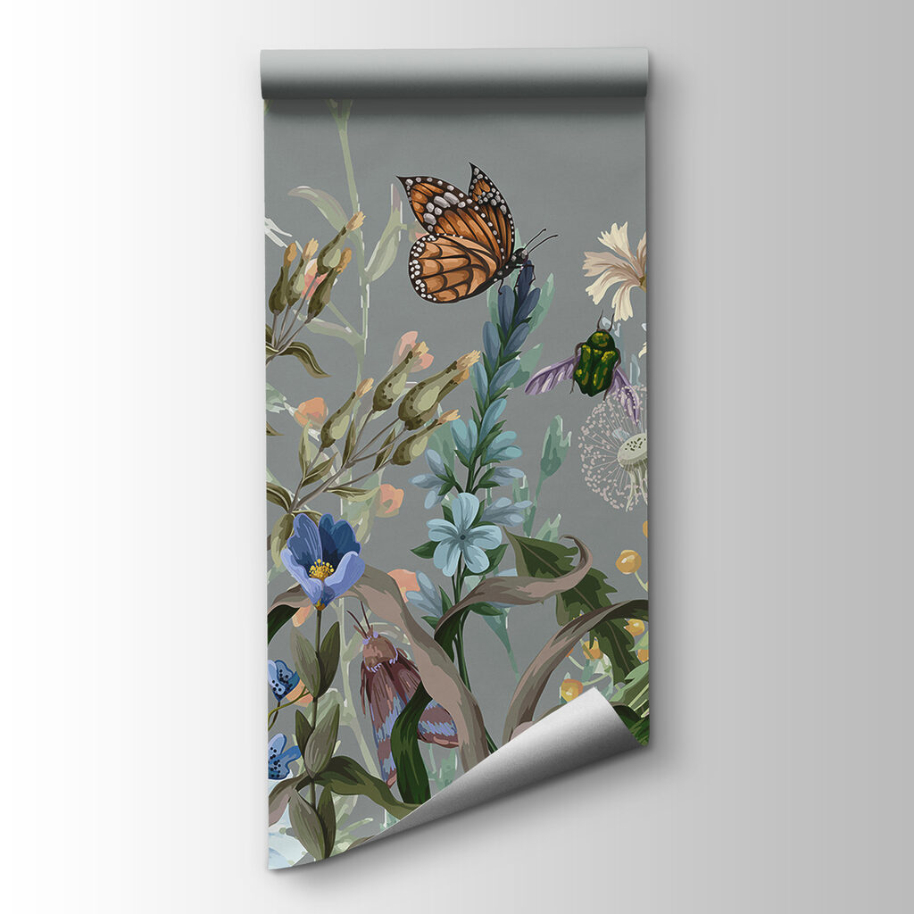 Mariposa entre tallos finos — vista del producto