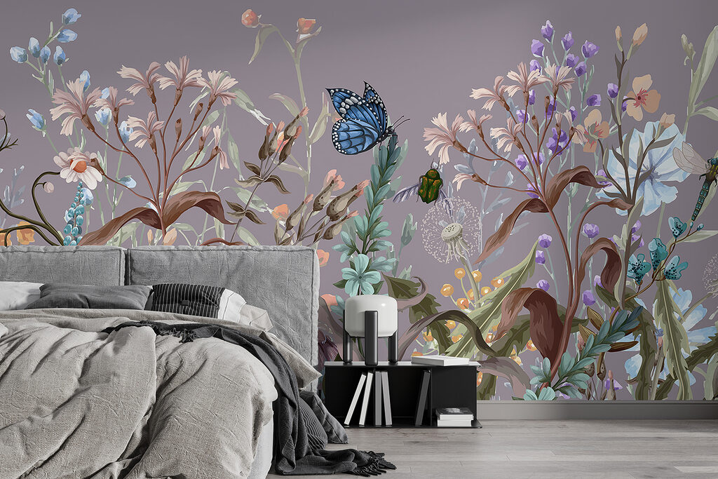 Mariposa entre tallos finos — interior 2