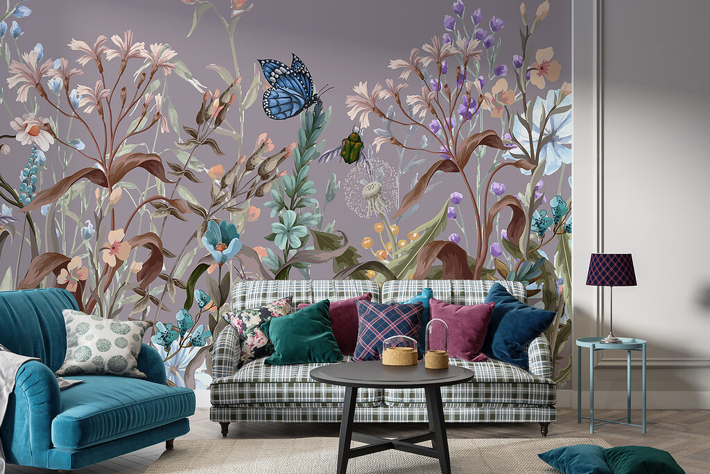Mariposa entre tallos finos — interior 3