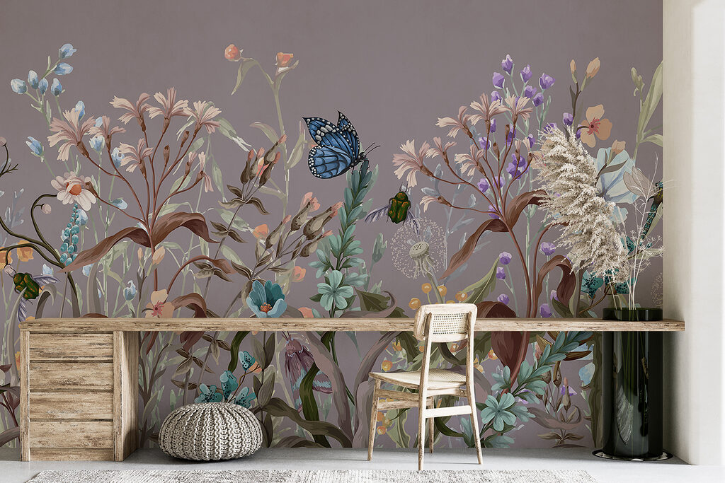 Mariposa entre tallos finos — interior 5