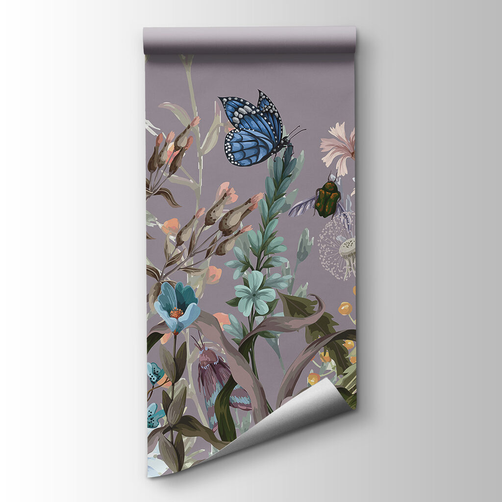 Mariposa entre tallos finos — vista del producto
