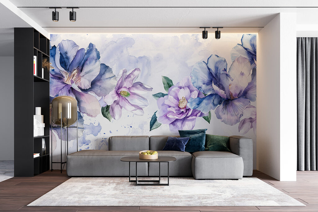 Flores sobre color difuminado — interior 5