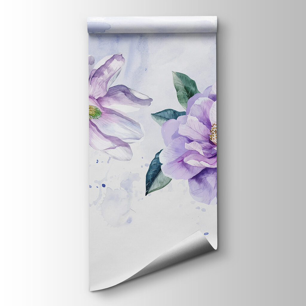 Flores sobre color difuminado — vista del producto