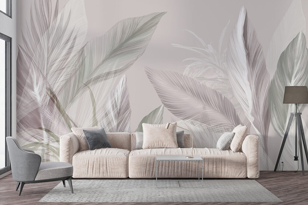 Hojas tropicales al contraluz — interior 4