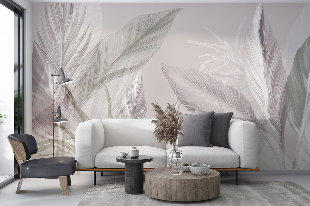 Hojas tropicales al contraluz — interior 5