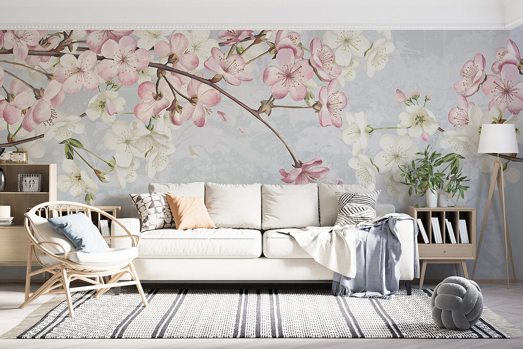 Rosas sobre azul claro — interior 4