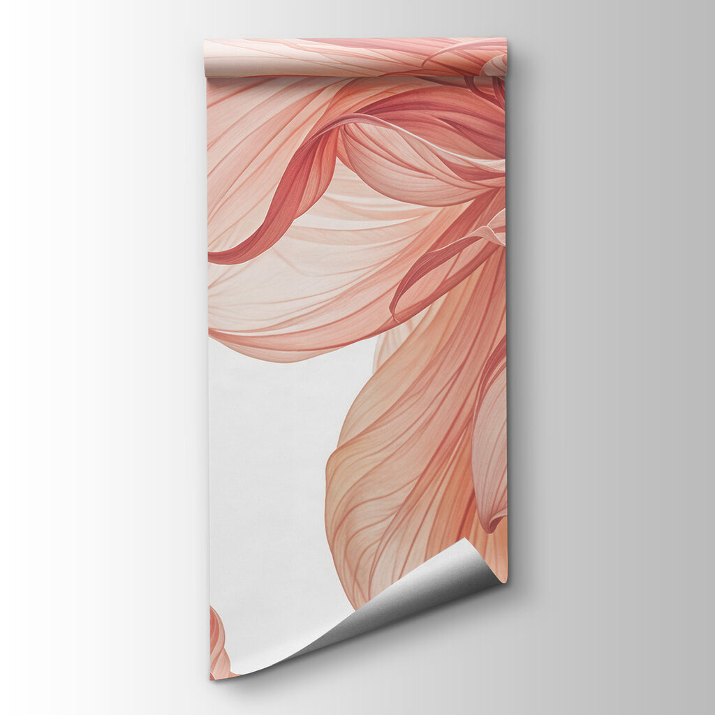 Flor en rosa salmón — vista del producto