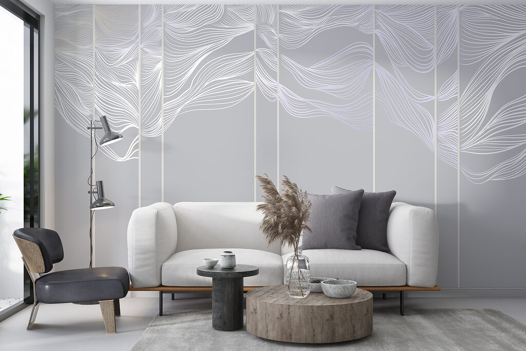 Hojas blancas verticales — interior 3