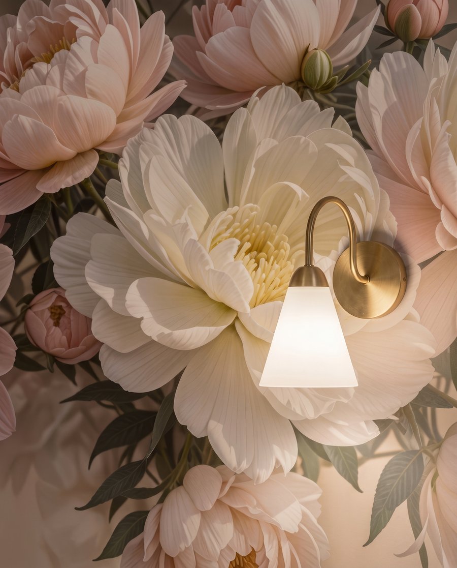 Ramo suave rosa crema — detalle