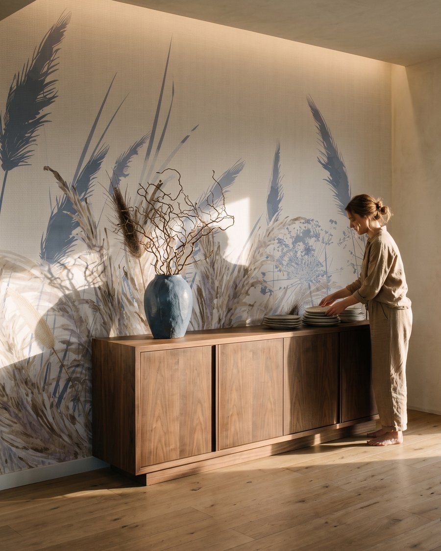 Hierbas con sombras azules — interior 4