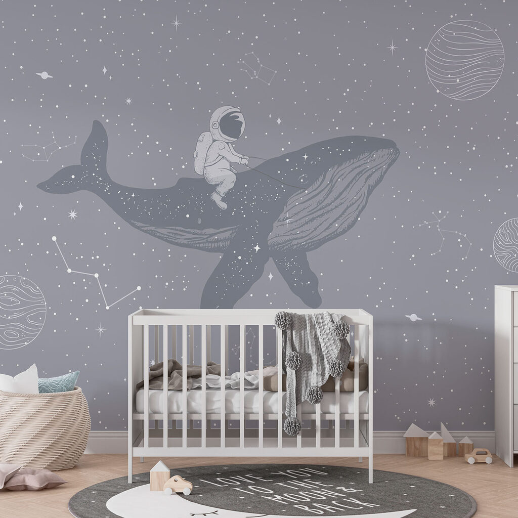 Astronauta sobre una ballena — interior 2