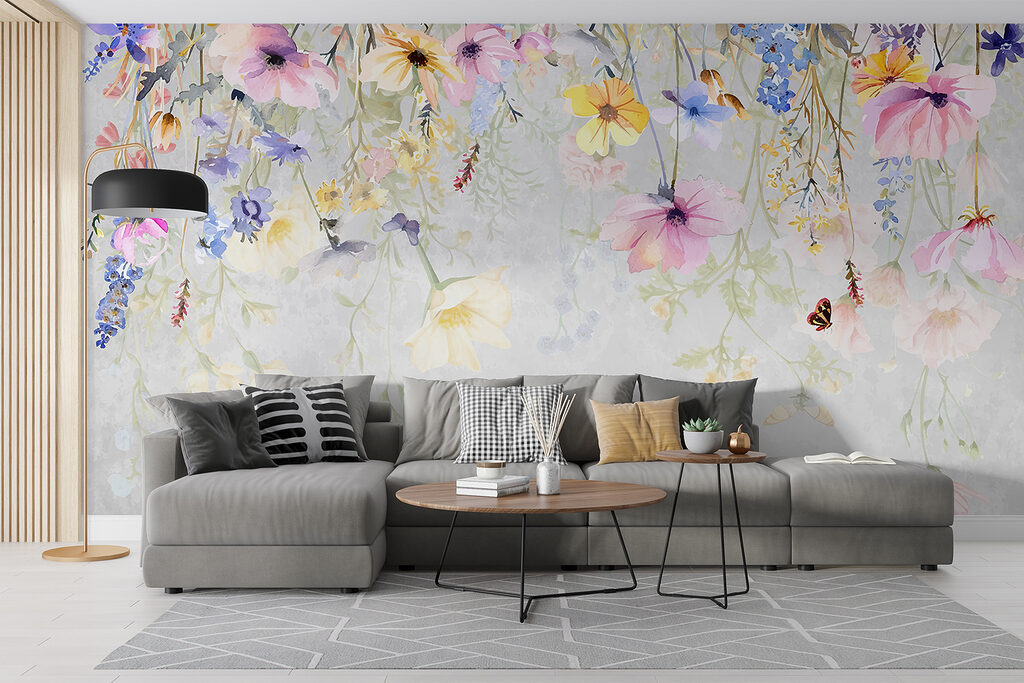 Flores colgantes en acuarela — interior 5