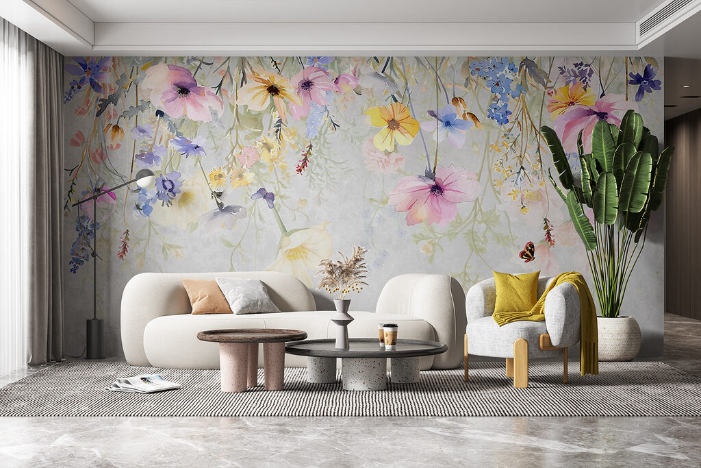 Flores colgantes en acuarela — interior 6