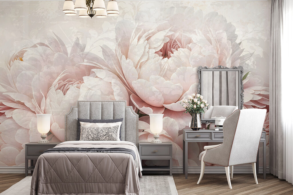 Peonías rosa pálido — interior 2