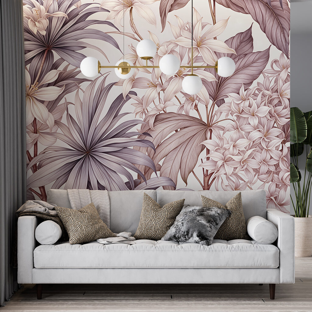 Flores entre hojas puntiagudas — interior 3