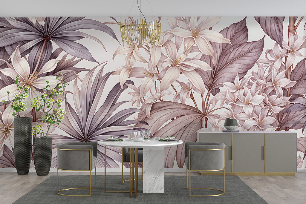 Flores entre hojas puntiagudas — interior 4
