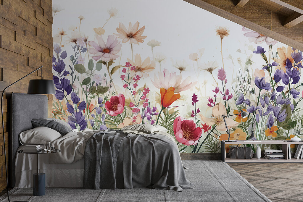 Flores silvestres en hilera — interior 2